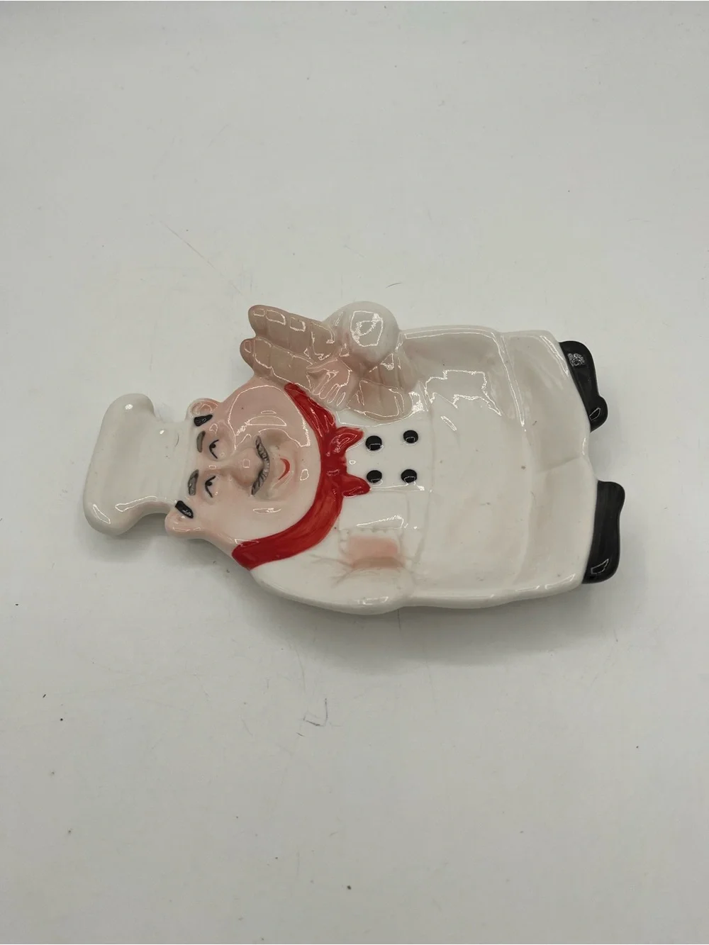 Fat Chef Ceramic Spoon Rest